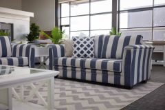 "Brighton" Hamptons Style 5 Seater Lounge, Australian 307cm x 95cm x 94cm H, 5 Colours (RRP $4999)