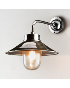 Sandhurst Outdoor Wall Light Antique Silver (RRP $572)