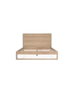 Clovelly Bed King Size American Oak, 195cm Wide x 217cm Long x 112cm High