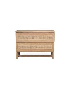 Clovelly Bedside Table, W 90cm x D 40cm x H 66cm