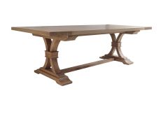"Provence" Hardwood Timber Dining Table Mindi Brown, 240x120cm Seats up to 12 (RRP $2999)
