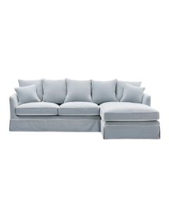 Noosa 3 Seater Right Chaise Sofa Beach, W 259cm D 166cm H 80cm (RRP $4999)