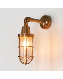 Starboard Outdoor Wall Light Antique Brass (RRP $495)