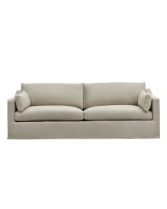 Clovelly Hamptons 3 Seat Sofa Natural, W 220cm D 112cm H 95cm (RRP $3299)