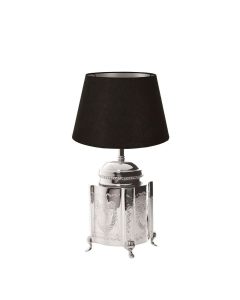 Kensington Table Lamp Base Small Shiny Nickel (RRP $319)