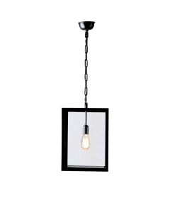 Archie Rose Ceiling Pendant Small Black (RRP $649)