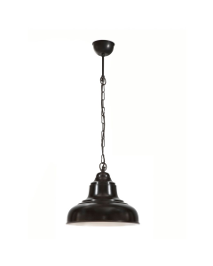 Brasserie Overhead Ceiling Pendant Small Black (RRP $429)