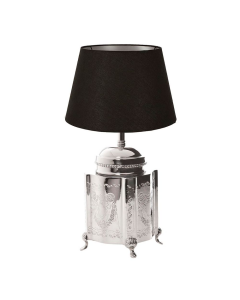 Kensington Table Lamp Base Large Shiny Nickel (RRP $429)