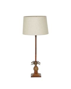 Caribbean Pineapple Table Lamp Base Brown (RRP $419)