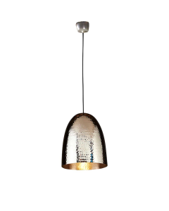 Dolce Beaten Ceiling Pendant Silver (RRP $638)