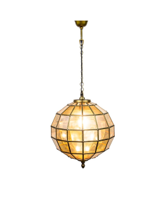 Prince Albert Ceiling Pendant Medium Brass (RRP $1309)