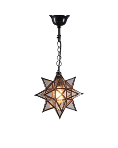 Star Ceiling Pendant Small Black (RRP $539)