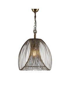 Baker Ceiling Pendant Large Gold (RRP $473)