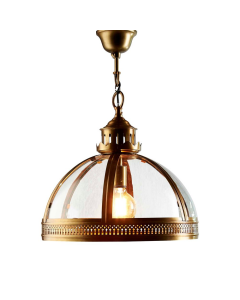 Winston Ceiling Pendant Small Brass, L 35cm W 35cm H 40cm (RRP $1199)