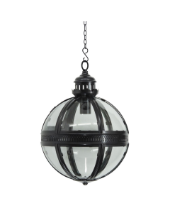 Saxon Ceiling Pendant Small Black (RRP $1496)