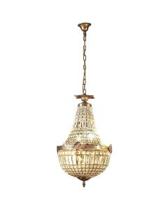 Empire Chandelier Small, L 30cm W 30cm H 60cm (RRP $1799)