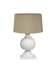 Coach Table Lamp Base White - Base Only (RRP $599)