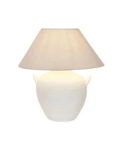 Camille White Table Lamp & Shade (RRP $329)