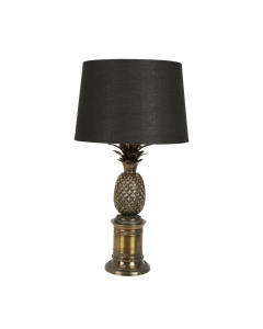 Bermuda Pineapple Table Lamp Base Antique Brass (RRP $726)