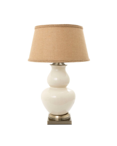 Matisse Ceramic Table Lamp Base Cream (RRP $572)
