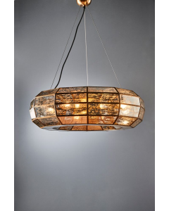 Victoria Ceiling Pendant Small Antique Brass (RRP $2189)