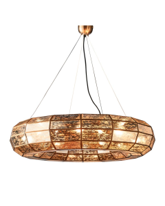 Victoria Ceiling Pendant Large Antique Brass (RRP $2530)