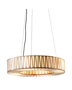 White Moon Ceiling Pendant Brass (RRP $2189)