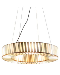 White Moon Ceiling Pendant Large Brass (RRP $2640)