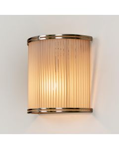 Inanda Half Round Wall Light Nickel (RRP $506)