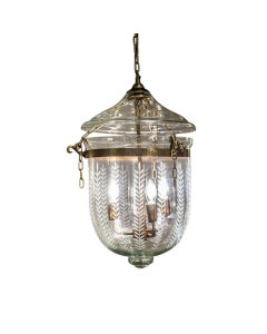 Bell Jar Ceiling Pendant Medium Brass (RRP $1309)