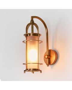 Bel Air Outdoor Wall Light Brass (RRP $550)
