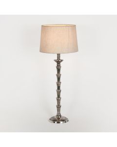 Jordan Table Lamp Base Antique Silver (RRP $605)