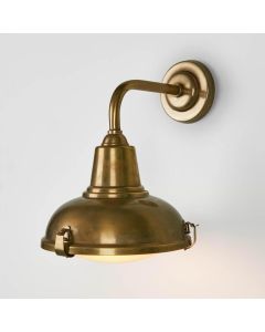 Catalina Outdoor Wall Light Antique Brass (RRP $715)
