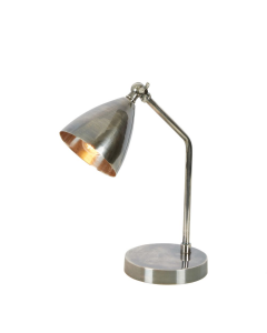 Hastings Desk Lamp Antique Silver (RRP $429)
