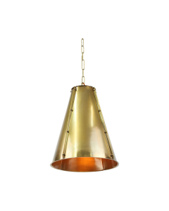 Capri Ceiling Pendant Brass (RRP $1067)