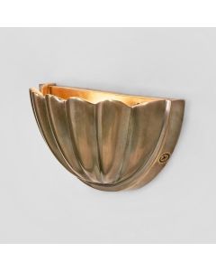 Half Moon Shell Shade Wall Light Small (RRP $275)