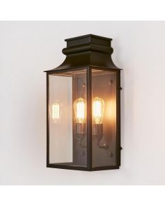 Westpoint Outdoor Wall Light Black (RRP $1034)