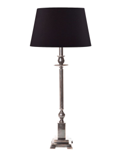 Canterbury Table Lamp Base Antique Silver (RRP $528)