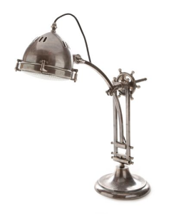 Seabury Desk Lamp Antique Silver (RRP $1089)