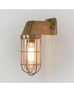Royal London Outdoor Wall Light Antique Brass (RRP $572)