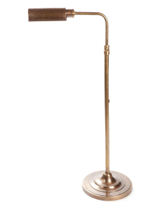 Brooklyn Floor Lamp Antique Brass (RRP $1518)