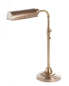 Brooklyn Desk Lamp Antique Brass (RRP $990)