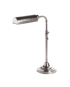 Brooklyn Desk Lamp Antique Silver (RRP $990)