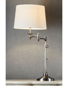 Macleay Swing Arm Table Lamp Base Antique Silver (RRP $877.80)