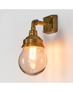 Dover Outdoor Wall Light Antique Brass (RRP $290)