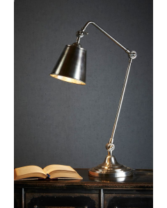 Cuba Table Lamp Antqiue Silver (RRP $814)