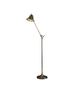 Morton Floor Lamp Antique Silver (RRP $1265)