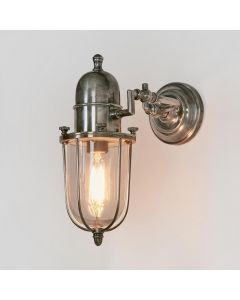 Chapel Outdoor Wall Light Outdoor Silver (RRP $649)