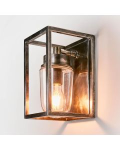 Wellington Outdoor Wall Light Silver (RRP $616)