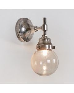Iceberg Outdoor Wall Light Antique Silver (RRP $308)